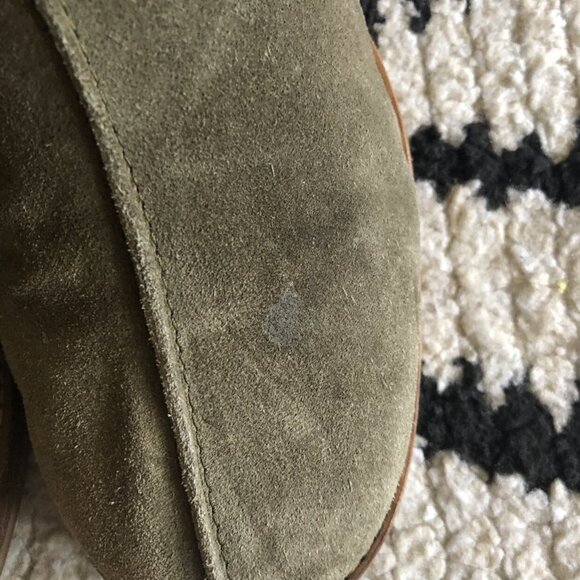 Jimmy Choo Suede Biker Boots Rabbit Fur - Picture 11 of 14